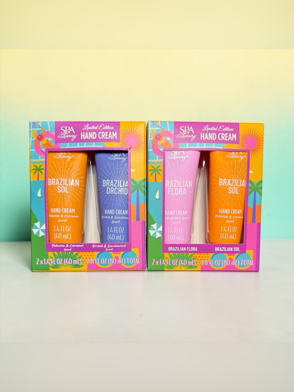 🧡🩷SPA LUXURY🧡🩷2-PC Brazilian Hand Cream Sets/PICK ONE/NIB - Picture 2 of 3